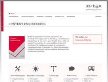 Tablet Screenshot of le-tex.de